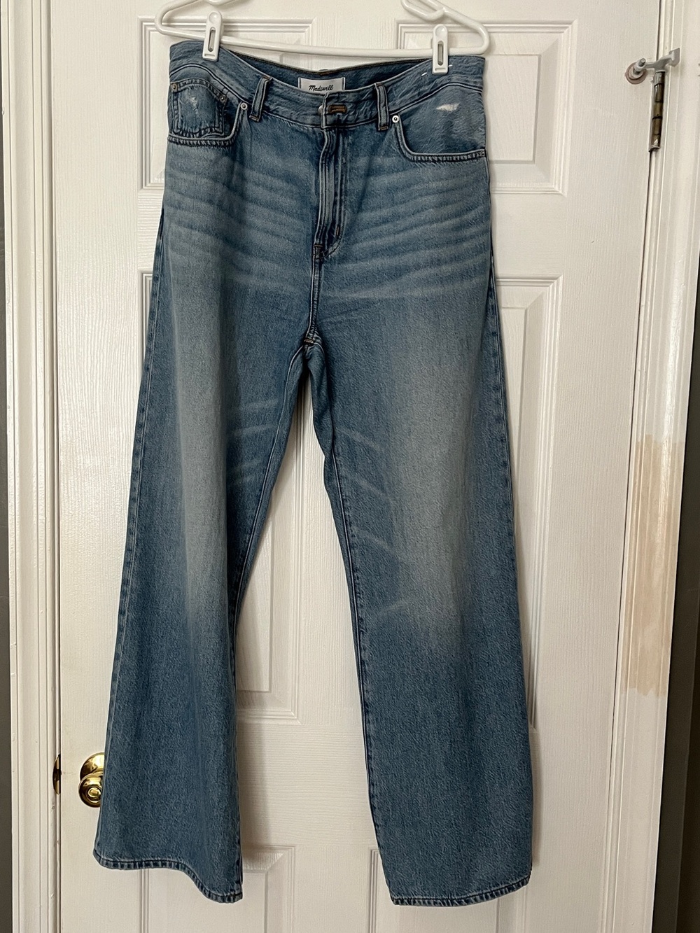 Madewell Perfect Vintage Wide Leg Jean in Airy Denim